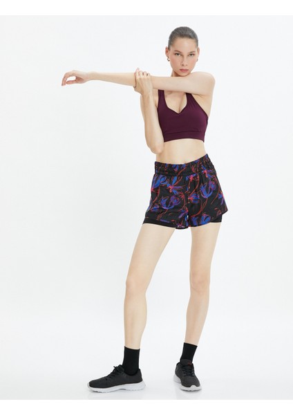 Sporcu Sütyeni U Yaka Slim Fit Kapsız