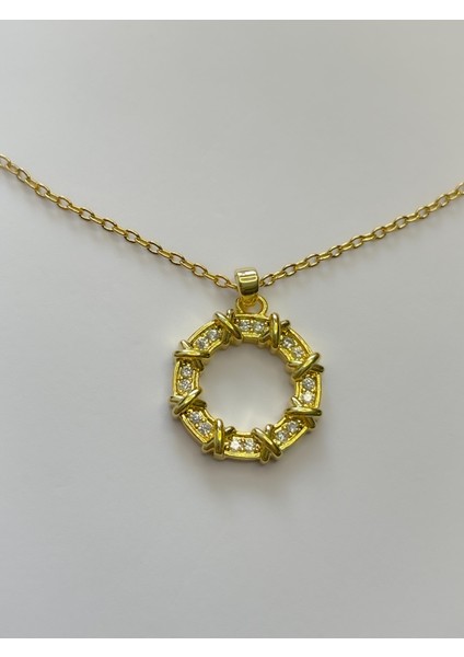 Çelik Kolye Marka Model Çelenk Gold Renk fiyatları