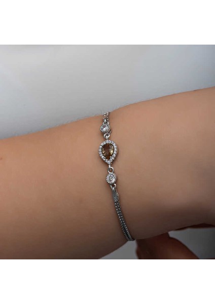 ​gümüş Damla Zultanit Taşlı Kadın Bileklik modelleri