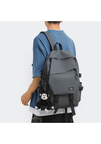 Harajuku Ulzzang Okul Çantası Kolej Öğrencilerinin Kore Versiyonu Sırt Çantası Büyük Kapasiteli Moda Trendi Sırt Çantası (Yurt Dışından) modelleri