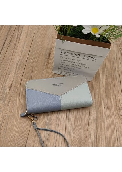 Modaya Uygun Dikişli Büyük Kapasiteli Bozuk Para Cüzdanı (Yurt Dışından)