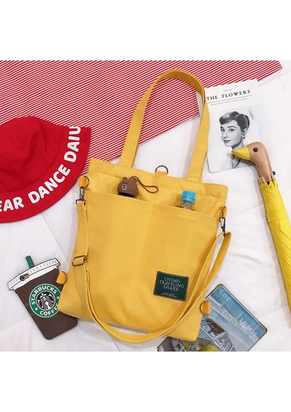 Omuz Kanvas Çanta (Yurt Dışından)