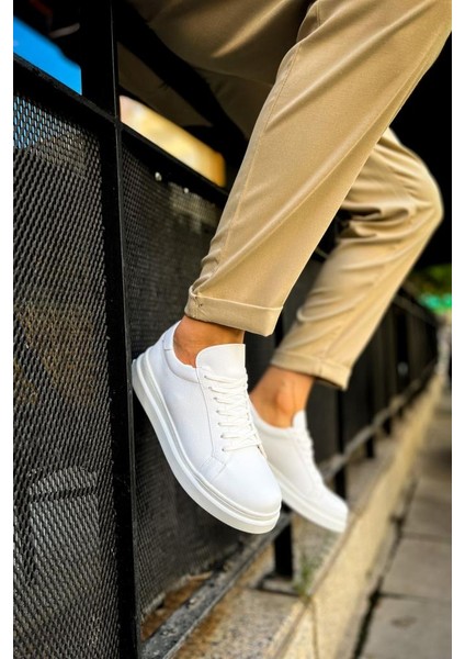CH979 Santoni Crt Spor Erkek Ayakkabı Beyaz fiyatları