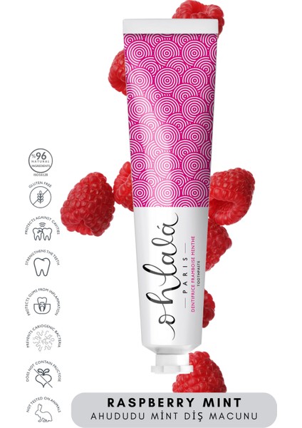 Raspberry Mint Ahududu - Nane Diş Macunu 75 ml