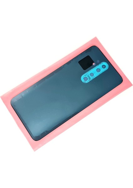 Xiaomi Redmi Note 8 Pro Arka Pil Batarya Kapağı (Cam Lensli) Mavi fiyatları