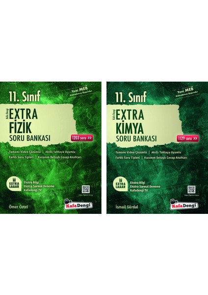 11.Sınıf Extra Fizik + Kimya Soru Bankası Seti