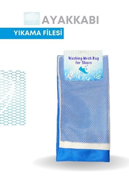 Plus Fermuarlı Ayakkabı Yıkama Filesi