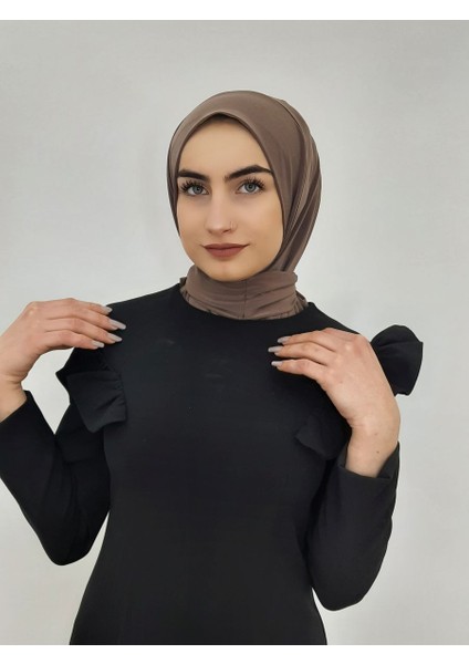 Cıtcıtlı Hazır Eşarp Şal Hijap Vizon Renk indirimleri