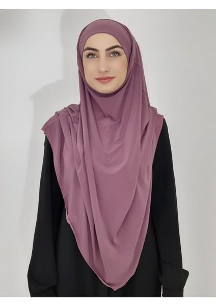 Hazır Sufle Baglamalı Pratık Peceli Büyük Esarp Khimar Lavanta Renk fiyatları