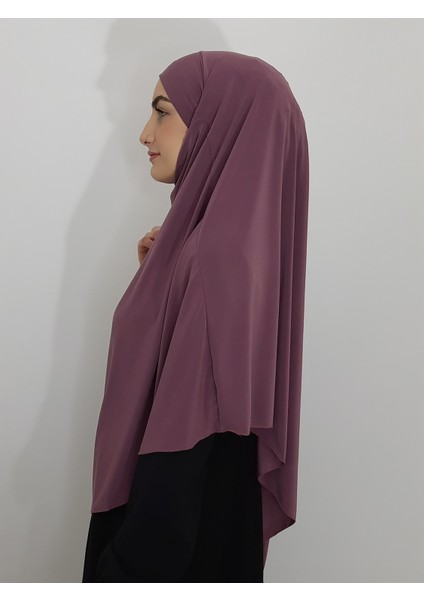 Hazır Sufle Baglamalı Pratık Peceli Büyük Esarp Khimar Lavanta Renk indirimleri