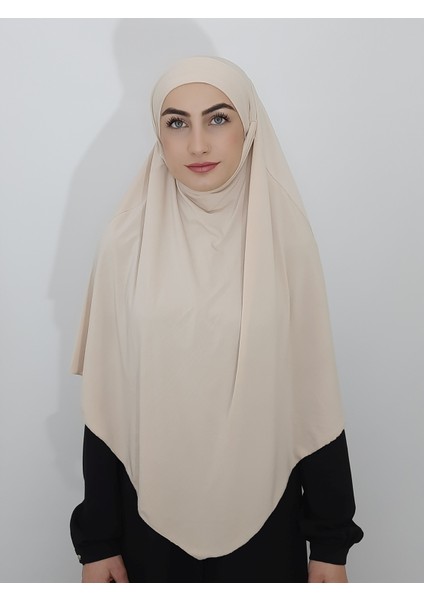 Hazır Sufle Baglamalı Pratık Esarp Khimar Ten Renk