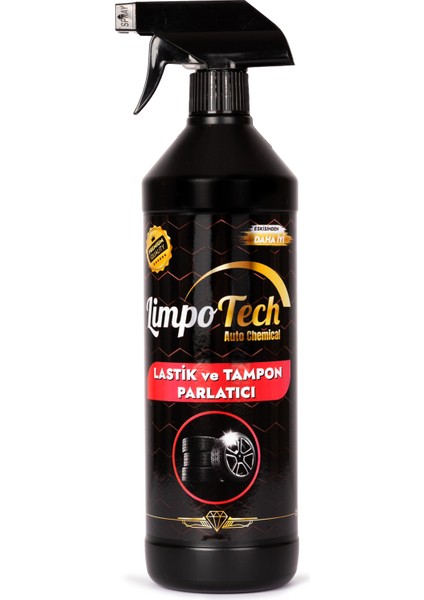 Limpo Tech Tıre Express 1 Lt Lastik Parlatıcı & Yüksek Parlaklık & Islak Görünüm 1000 ml