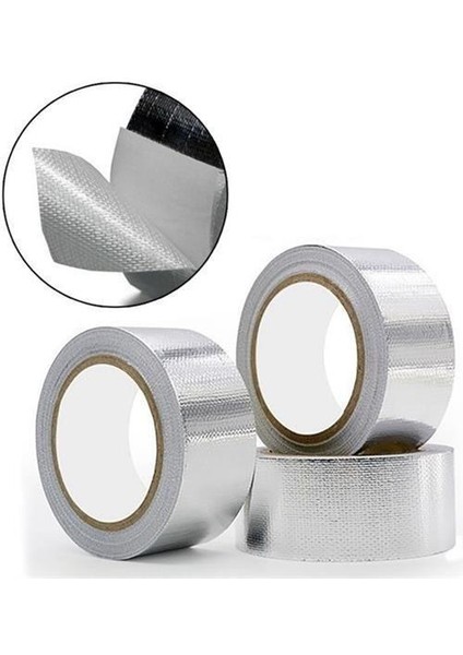 Yüksek Sıcaklık Dayanan Su Geçirmez Çatı Boru Duvar Çatlak Yapışkan Bant Folyo 5 mt x 10 cm