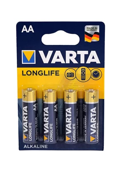 Longlife Aa Kalem Pil Alkalin 4'lü