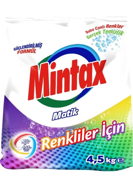 Matik Renkliler Için 4.5 kg x 2 Adet