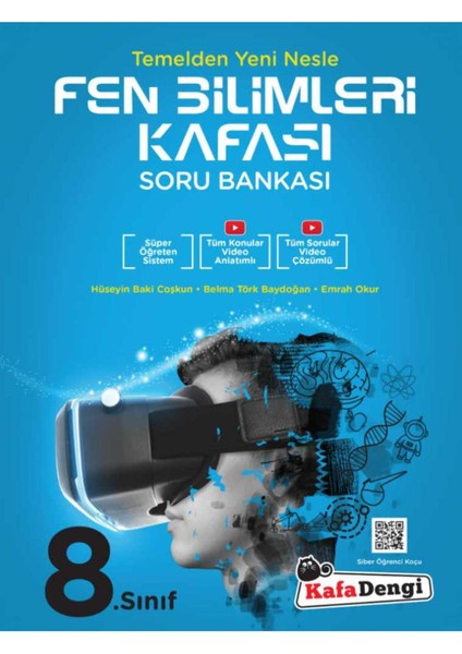 8.Sınıf Matematik ve Fen Bilimleri Kafası Soru Bankası Seti modelleri
