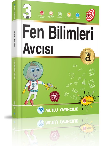 3. Sınıf Avcı Serisi Türkçe ve Fen Bilimleri Avcısı Seti Mutlu Yayınları