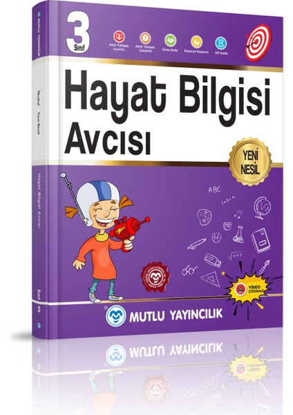 3. Sınıf Avcı Serisi Türkçe Matematik Fen Bilimleri Hayat Bilgisi Avcısı Seti Mutlu Yayınları