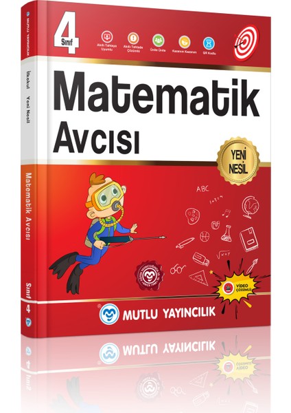 4. Sınıf Avcı Serisi Matematik ve Fen Bilimleri Avcısı Seti Mutlu Yayınları