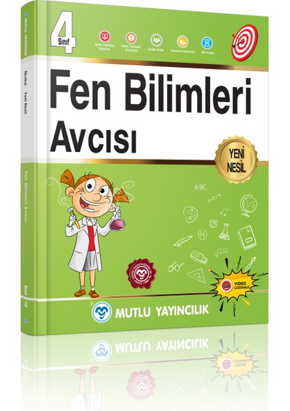 4. Sınıf Avcı Serisi Matematik ve Fen Bilimleri Avcısı Seti Mutlu Yayınları