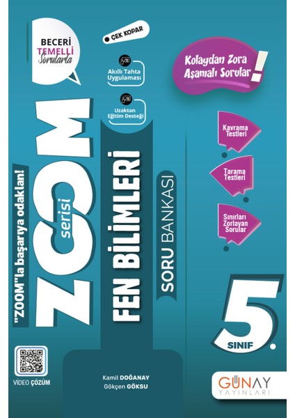 Gün&Ay Yayınları 5. Sınıf Zoom Türkçe ve Fen Bilimleri Soru Bankası Seti