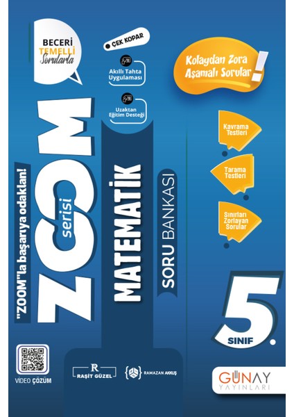 Gün&Ay Yayınları 5. Sınıf Zoom Matematik ve Fen Bilimleri Soru Bankası Seti