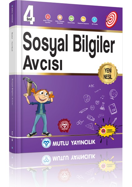 4. Sınıf Avcı Serisi Türkçe Matematik Fen Bilimleri Sosyal Bilgiler Avcısı Seti Mutlu Yayınları