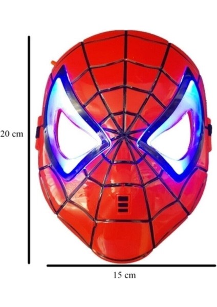 Spiderman Inanılmaz Örümcek Adam Işıklı Spiderman Maskesi