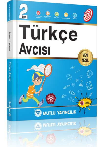 2. Sınıf Avcı Serisi Türkçe ve Matematik Avcısı Seti Mutlu Yayınları