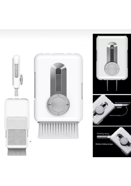 6 In 1 Bilgisayar Laptop, Tablet, Klavye, Kulaklık Airpods Çok Işlevli Temizleme Seti Office