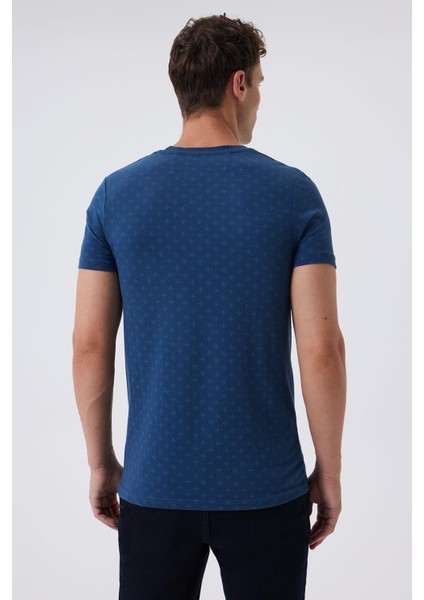 Polıte 1 Erkek Polo Yaka T-Shırt Indigo modelleri