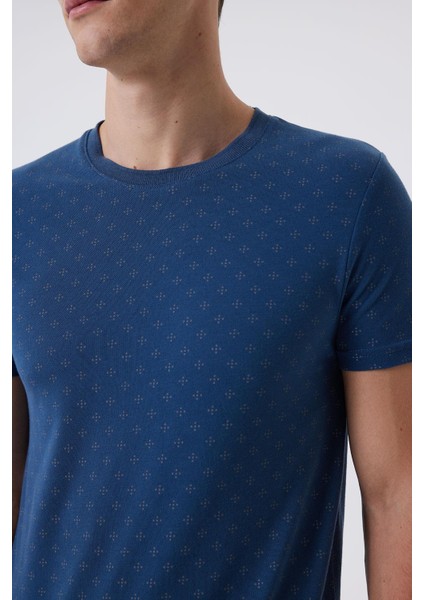 Polıte 1 Erkek Polo Yaka T-Shırt Indigo fırsatları