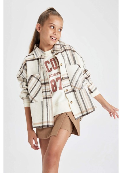 Kız Çocuk Uzun Kollu Gömlek B1912A823AU modelleri