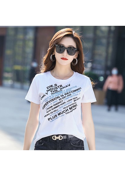 Kısa Kollu Tişört Kadın Moda Mizaç 80 Merserize Pamuk Akın Çift Taraflı Pamuklu Dip Gömlek 6930 (Yurt Dışından) modelleri