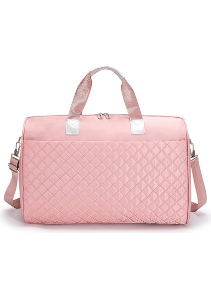 Yeni Seyahat Çantası Kadın Taşınabilir Büyük Kapasiteli Spor Çantası Spor Eğitim Çantası Erkek Tek Omuz Çapraz Çanta Bagaj Çantası (Yurt Dışından)