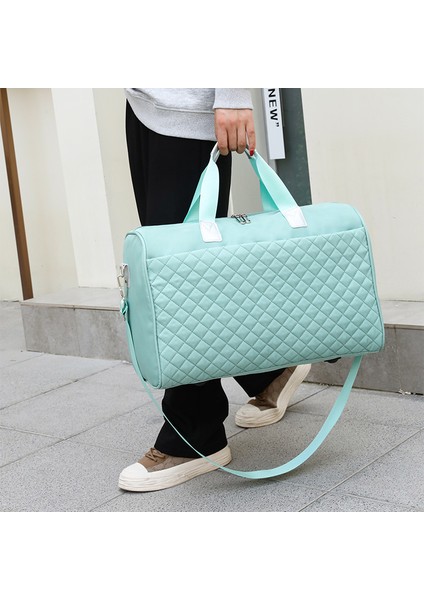 Yeni Seyahat Çantası Kadın Taşınabilir Büyük Kapasiteli Spor Çantası Spor Eğitim Çantası Erkek Tek Omuz Çapraz Çanta Bagaj Çantası (Yurt Dışından) fiyatları