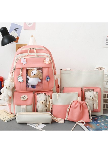 Ortaokul Öğrencileri Için Büyük Kapasiteli Güçlü Beş Parçalı Dayanıklı Sırt Çantası (Yurt Dışından) fiyatları