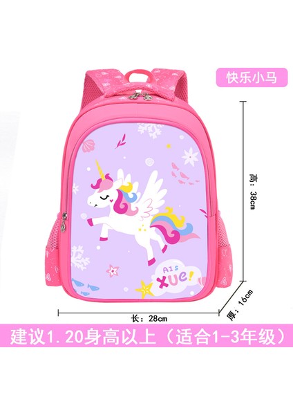 Çocuk Okul Çantası Yeni 1-3 Sınıf Erkek ve Kız Karikatür Ilkokul Öğrencileri Sırt Çantası (Yurt Dışından)