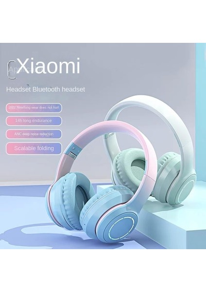 Degrade Renkli Bluetooth Kulaklık Kulaklık Kablosuz (Yurt Dışından)