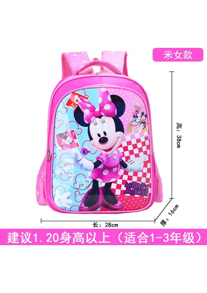 Çocuk Okul Çantası Yeni 1-3 Sınıf Erkek ve Kız Karikatür Ilkokul Öğrencileri Sırt Çantası (Yurt Dışından)