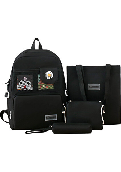 Back To School Season Large Capacity Backpack 4 Pieces (Yurt Dışından)