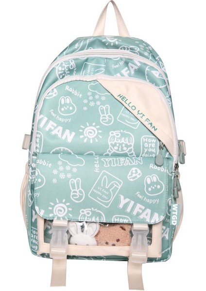 Sevimli Graffiti Sırt Çantası (Yurt Dışından)