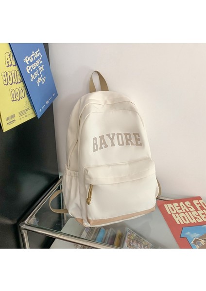 Düz Renk Mektup Sırt Çantası (Yurt Dışından) fırsatları