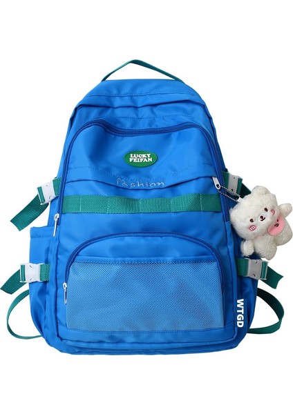 Düz Renk Okul Çantası (Yurt Dışından)