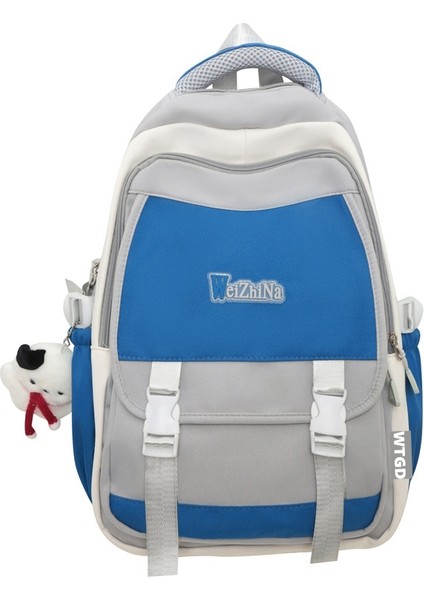 Blok Renkli Okul Çantası (Yurt Dışından)