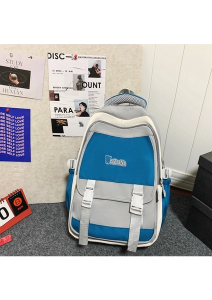 Blok Renkli Okul Çantası (Yurt Dışından) fırsatları