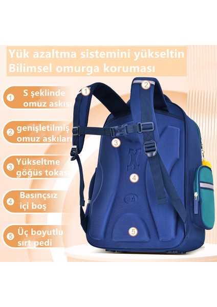 Okula Dönüş Ilkokul Öğrencilerinin Yükünü Azaltan Sırt Çantası (Yurt Dışından)