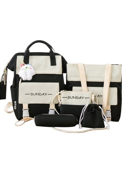 5 Parçalı Büyük Kapasiteli Sırt Çantası (Yurt Dışından)