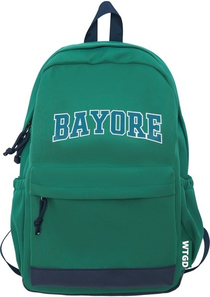 Düz Renk Mektup Sırt Çantası (Yurt Dışından)