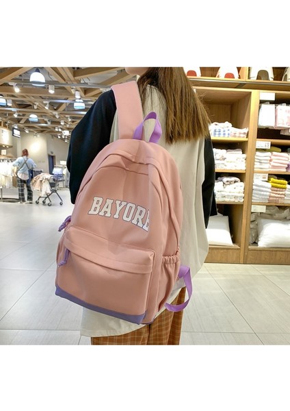 Düz Renk Mektup Sırt Çantası (Yurt Dışından) modelleri
